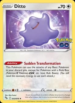 Ditto — Pokémon GO — Holo Rare