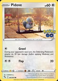 Pidove — Pokémon GO — Common
