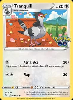 Tranquill — Pokémon GO — Common
