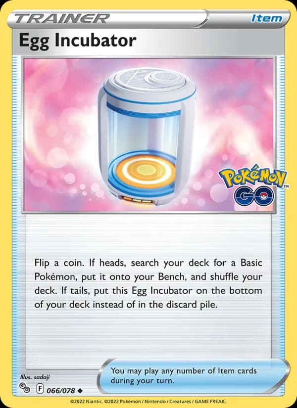 Egg Incubator — Pokémon GO, Uncommon