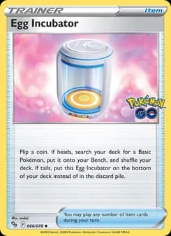 Egg Incubator — Pokémon GO — Uncommon