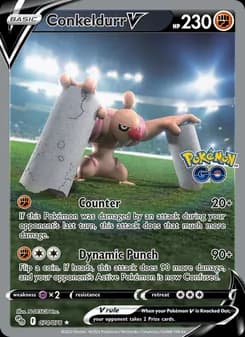 Conkeldurr V — Pokémon GO — Ultra Rare