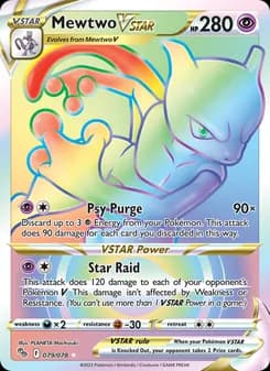 Mewtwo VSTAR — Pokémon GO — Secret Rare