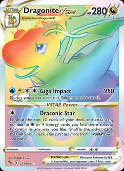 Dragonite VSTAR — Pokémon GO — Secret Rare