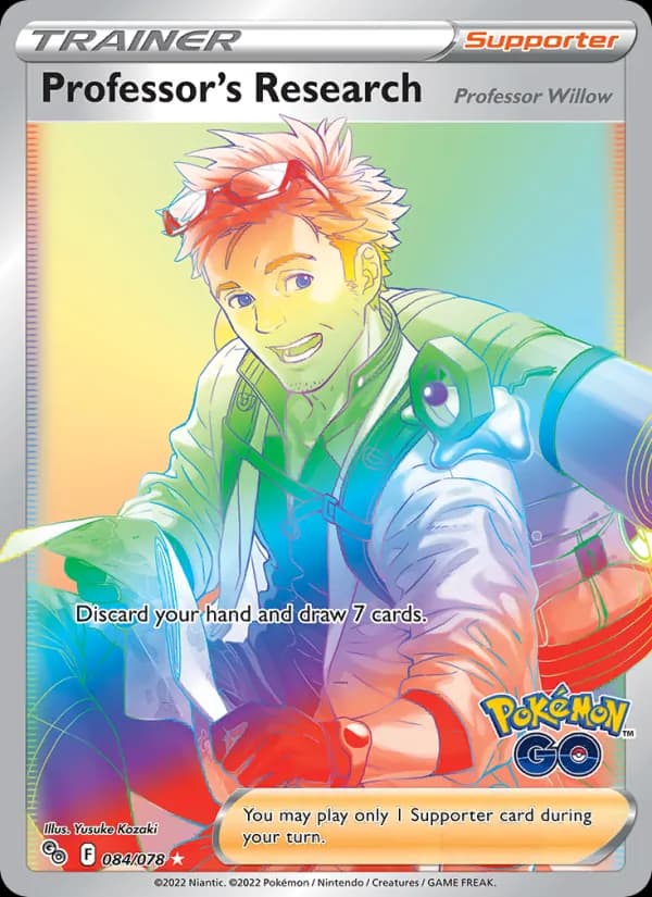 Professor's Research — Pokémon GO, Secret Rare