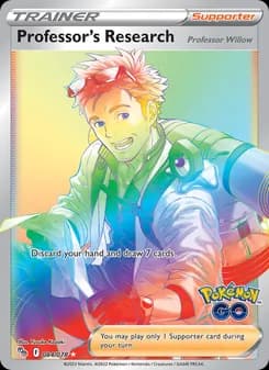 Professor's Research — Pokémon GO — Secret Rare