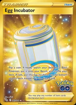 Egg Incubator — Pokémon GO — Secret Rare