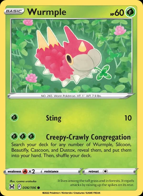 Wurmple — Lost Origin, Common