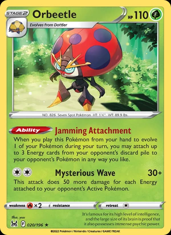 Orbeetle — Lost Origin, Holo Rare