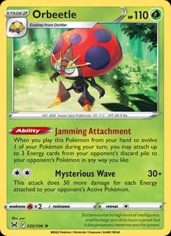 Orbeetle — Lost Origin — Holo Rare