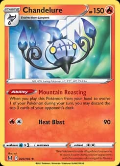 Chandelure — Lost Origin — Holo Rare