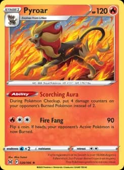 Pyroar — Lost Origin — Holo Rare