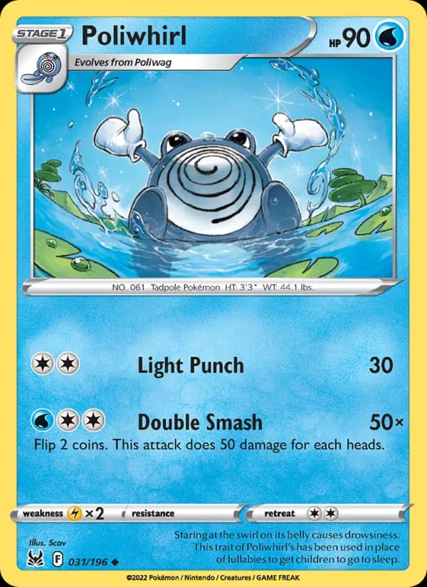 Poliwhirl — Lost Origin, Uncommon