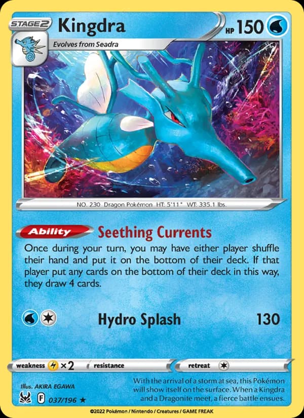 Kingdra — Lost Origin, Holo Rare