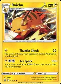Raichu — Lost Origin