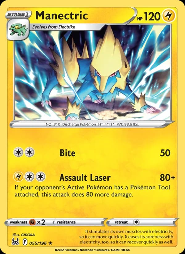 Manectric — Lost Origin, Rare