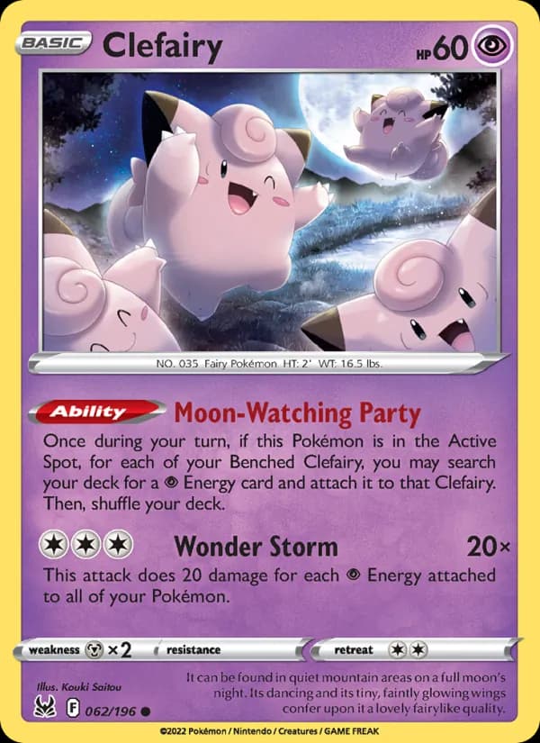 Clefairy — Lost Origin, Common
