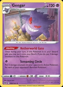 Gengar — Lost Origin — Holo Rare