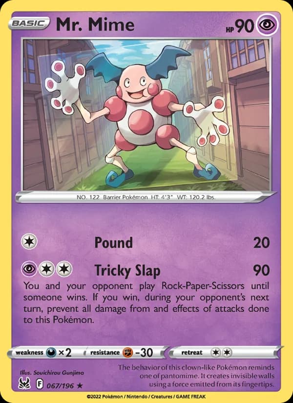 Mr. Mime — Lost Origin, Rare