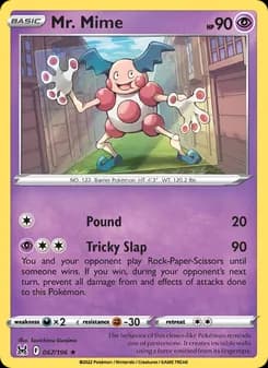 Mr. Mime — Lost Origin — Rare