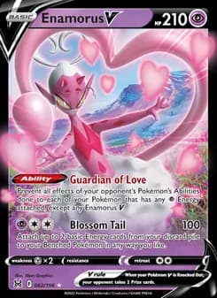 Enamorus V — Lost Origin — Holo Rare V