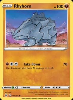 Rhyhorn — Lost Origin — Common