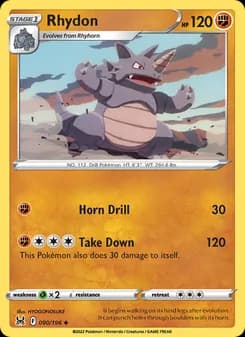 Rhydon — Lost Origin — Uncommon