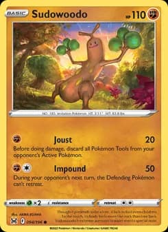 Sudowoodo — Lost Origin — Common