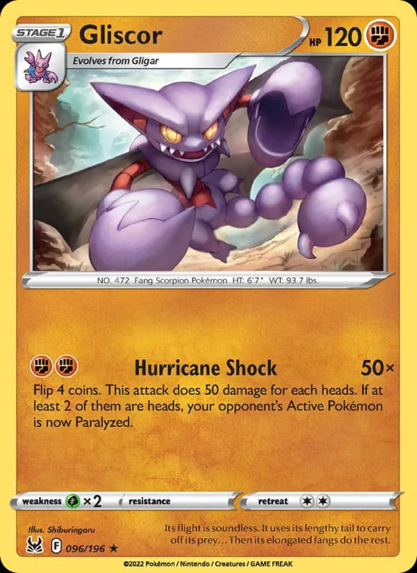 Gliscor — Lost Origin, Rare