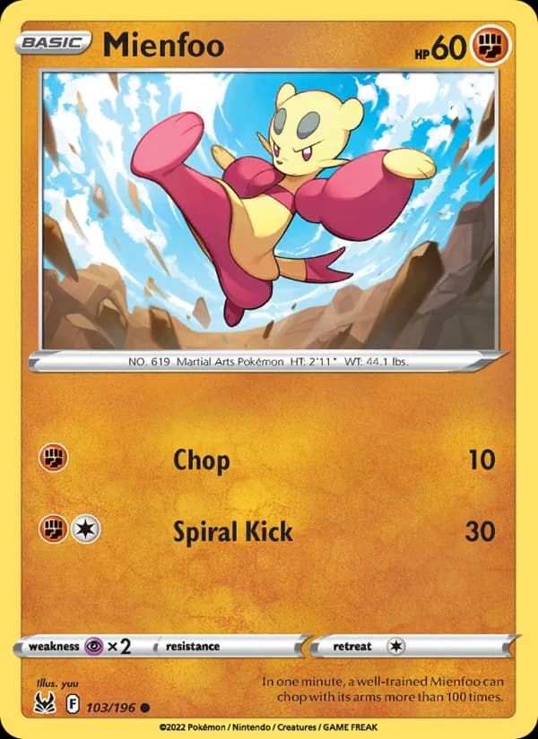 Mienfoo — Lost Origin, Common