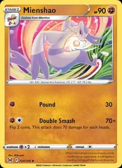 Mienshao — Lost Origin — Uncommon