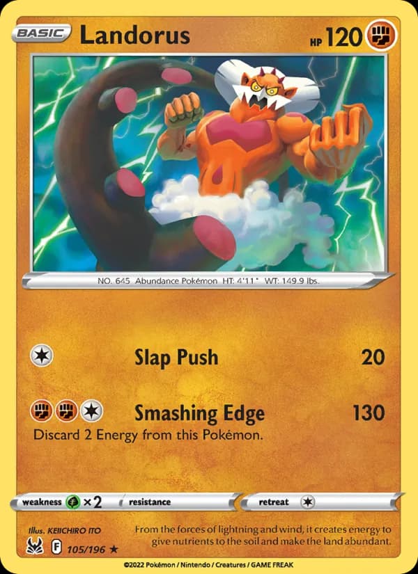 Landorus — Lost Origin, Rare