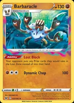 Barbaracle — Lost Origin — Holo Rare