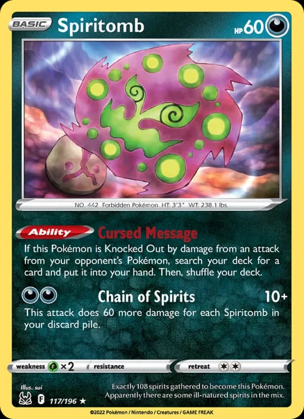 Spiritomb — Lost Origin, Rare