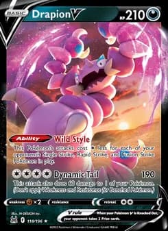 Drapion V — Lost Origin — Holo Rare V