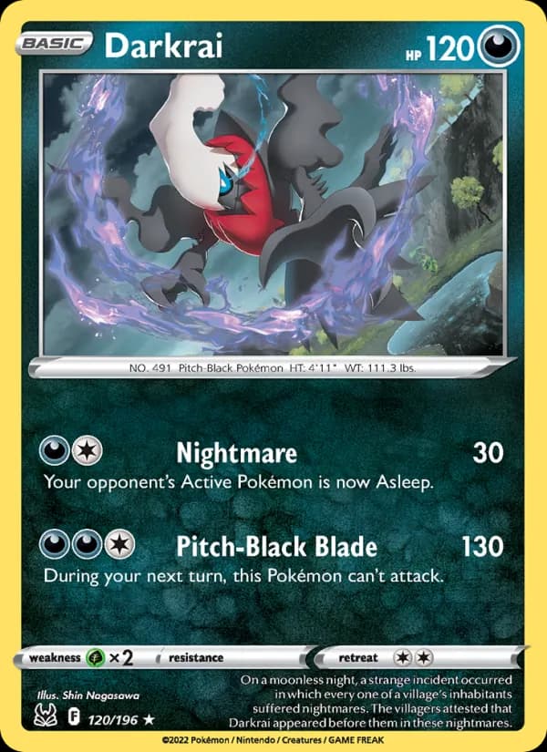 Darkrai — Lost Origin, Holo Rare