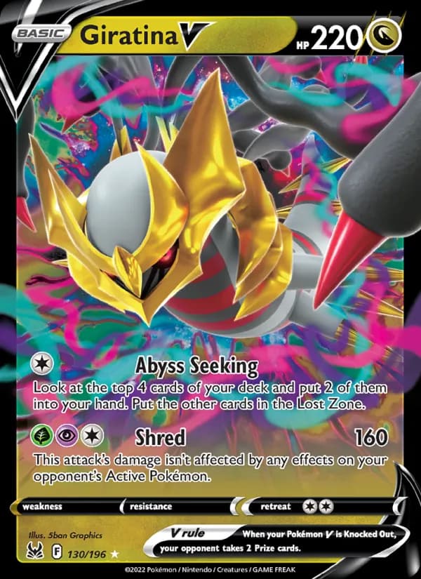 Giratina V — Lost Origin, Holo Rare V