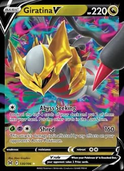 Giratina V — Lost Origin — Holo Rare V