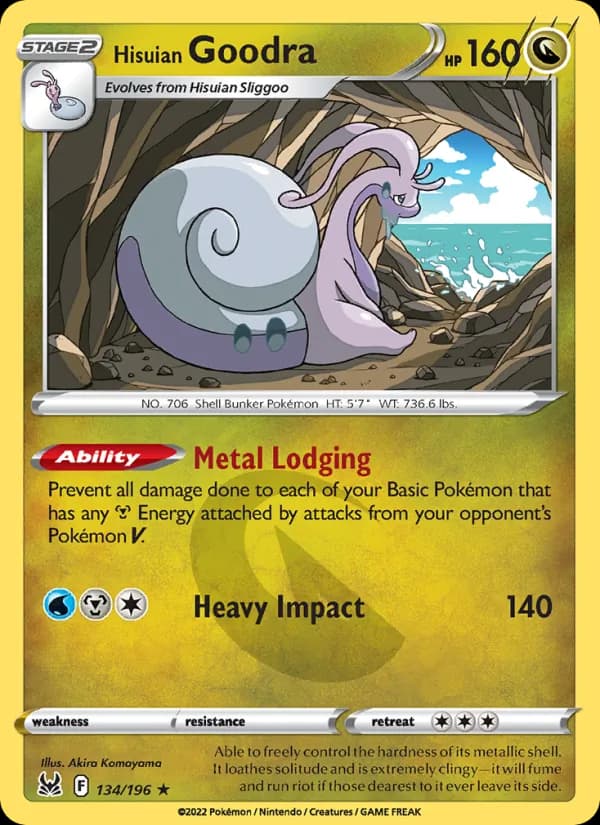 Hisuian Goodra — Lost Origin, Holo Rare