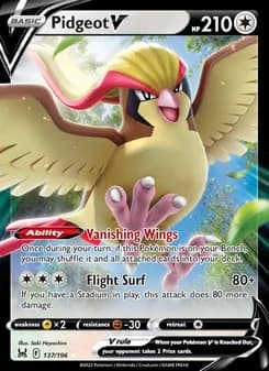 Pidgeot V — Lost Origin