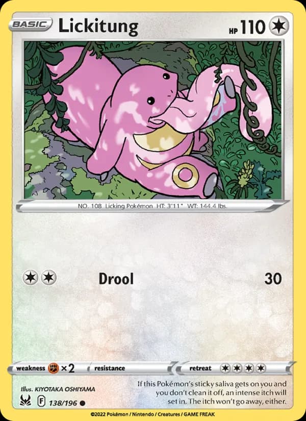 Lickitung — Lost Origin, Common