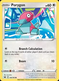 Porygon — Lost Origin — Common