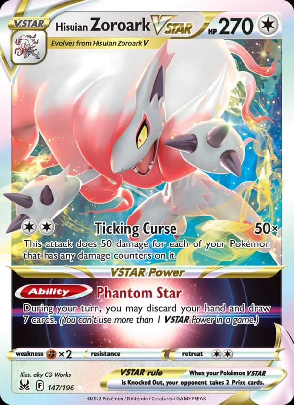 Hisuian Zoroark VSTAR — Lost Origin, Holo Rare VSTAR