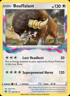 Bouffalant — Lost Origin — Rare