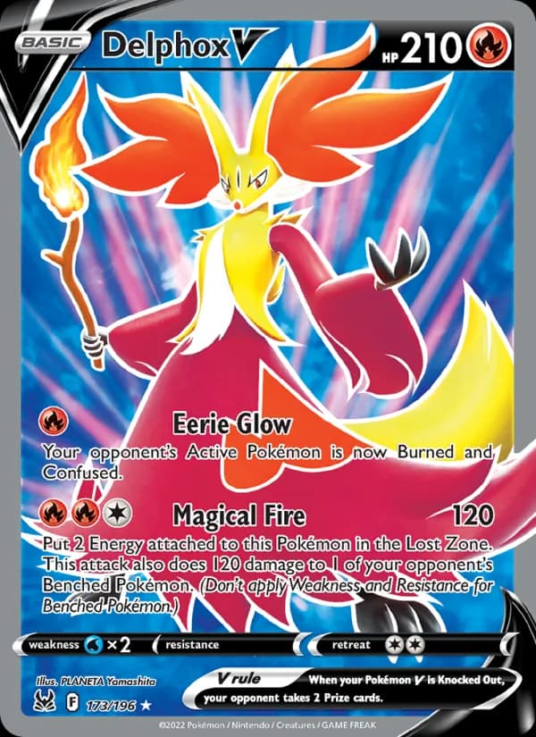 Delphox V — Lost Origin, Ultra Rare