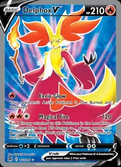 Delphox V — Lost Origin — Ultra Rare