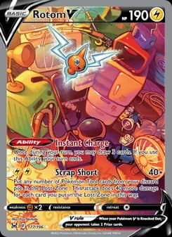 Rotom V — Lost Origin — Ultra Rare