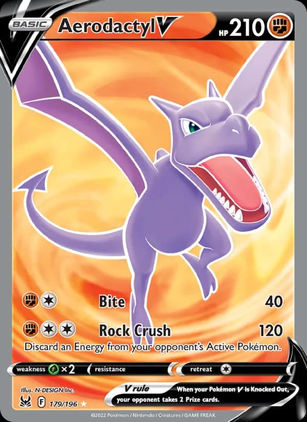 Aerodactyl V — Lost Origin, Ultra Rare