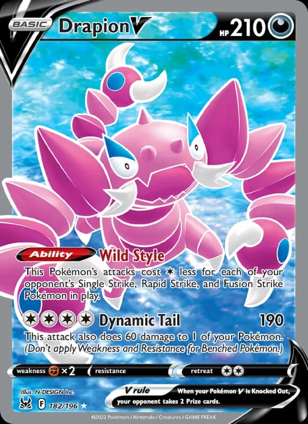 Drapion V — Lost Origin, Ultra Rare