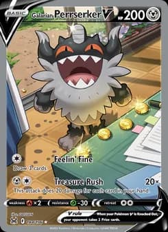Galarian Perrserker V — Lost Origin — Ultra Rare